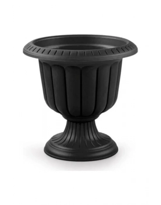 Nergis Ayaklı Saksı 48 Cm Antrasit 2 No 3 Lt. Royaleks-N002