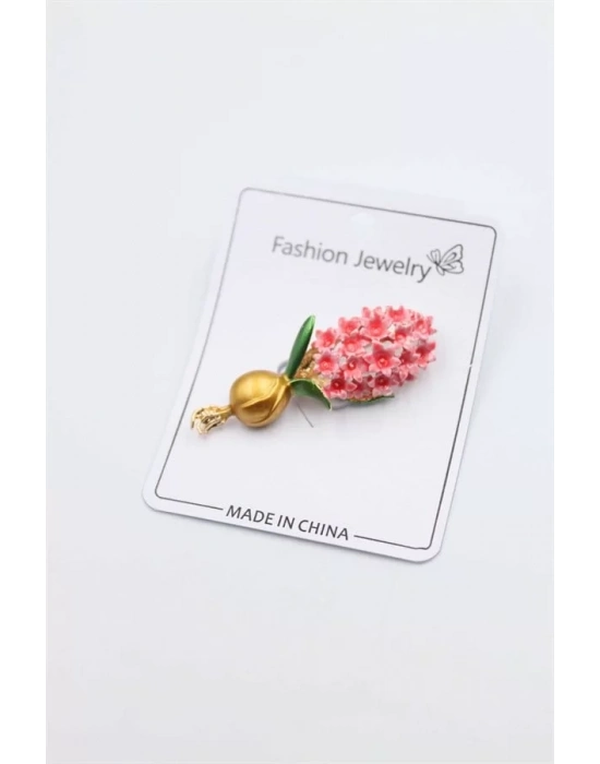 Nergis Broş - Pembe