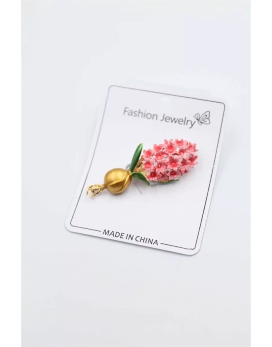 Nergis Broş - Pembe