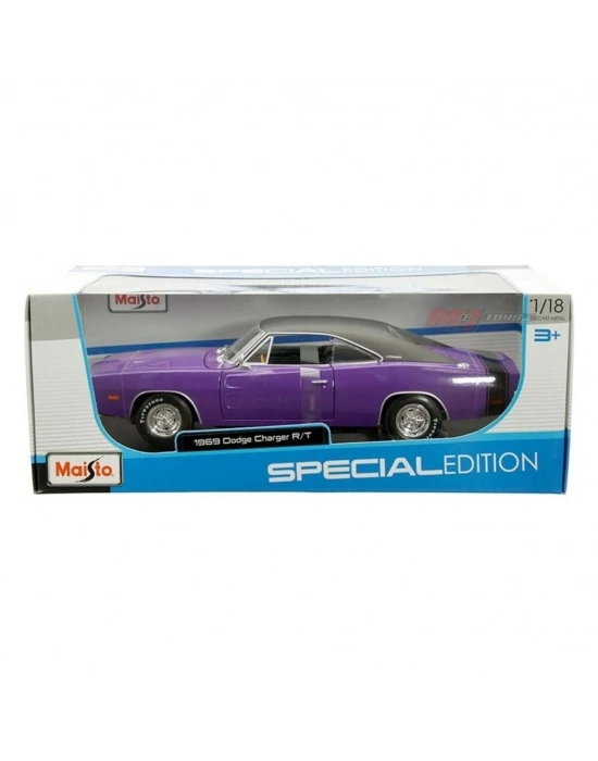 31387 1969 Dodge Charger RT 1: 18  Model Araba -Necotoys