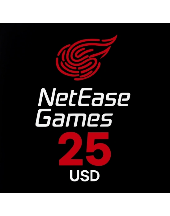 Netease 25 Usd Pay Gift Card