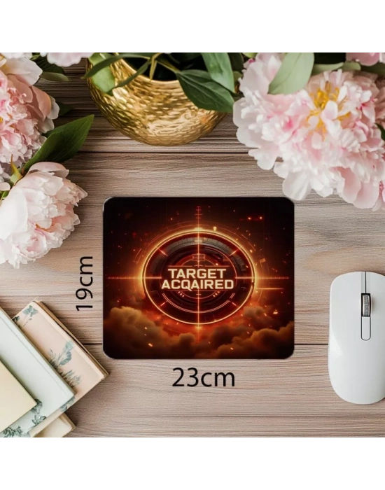 Nişancı Temalı Gamer Mouse Pad Tasarımı - 19x23 cm 2 mm Dikdörtgen İthal Baskılı Mouse Pad