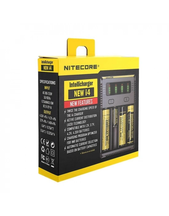 Nitecore New İ4 İntelli Charger Li-ion / Nı-cd / Nı-mh Pil Şarj Cihazı