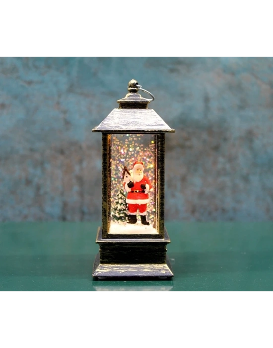 Noel Babalı Işıklı Kar Küresi Alk3215