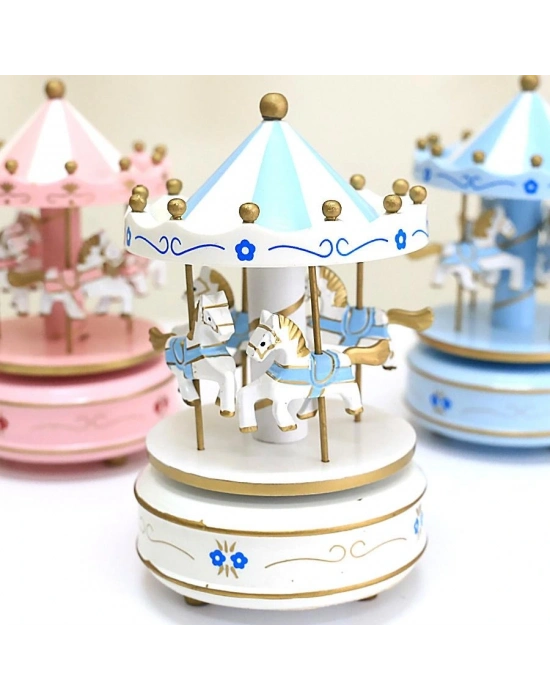 Nostaljik El Yapımı Atlıkarınca Müzik Kutusu