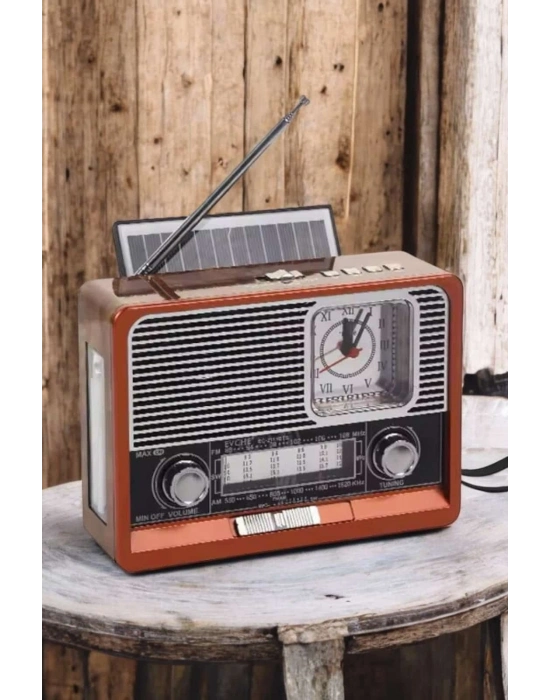 Nostaljik Radyo USB,AUX Ve SD Kart Girişli Bluetooth Bağlantılı