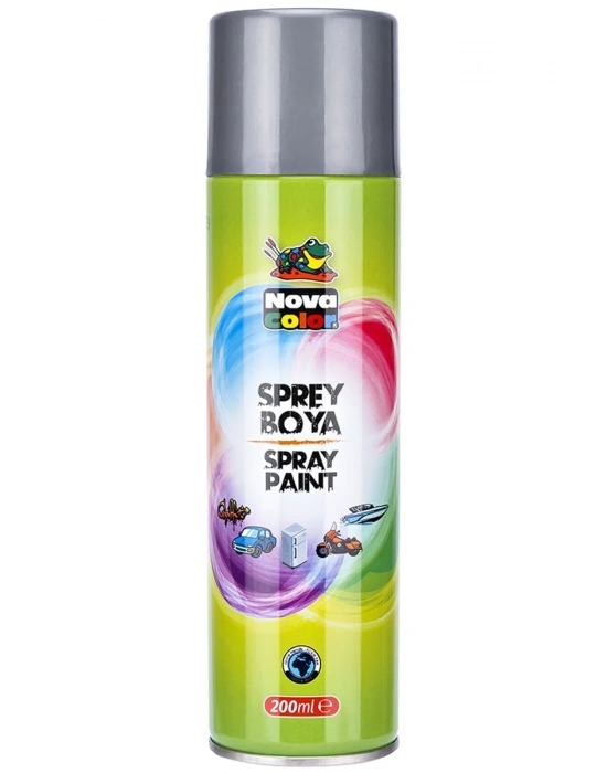 Nova Color Sprey Boya 200 Ml Gümüş