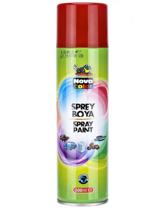 Nova Color Sprey Boya 200 Ml Kırmızı