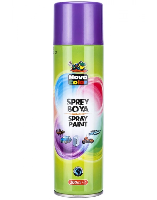 Nova Color Sprey Boya 200 Ml Mor