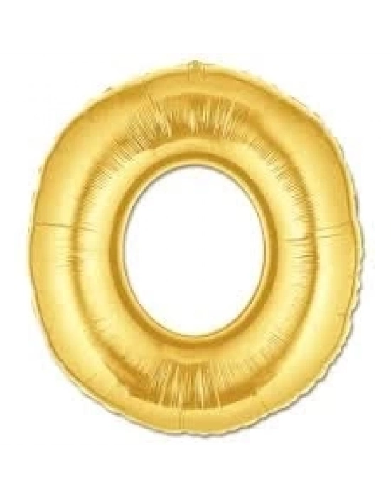 O Harf Folyo Balon Altın Renk  40 İnç