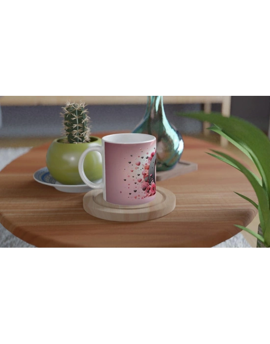 O Harfi Zarif Formlu Harfli Kupa Bardak