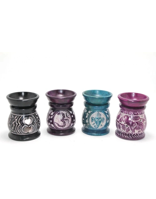 Obsidian Taşı Buhurdanlık Ksk2227