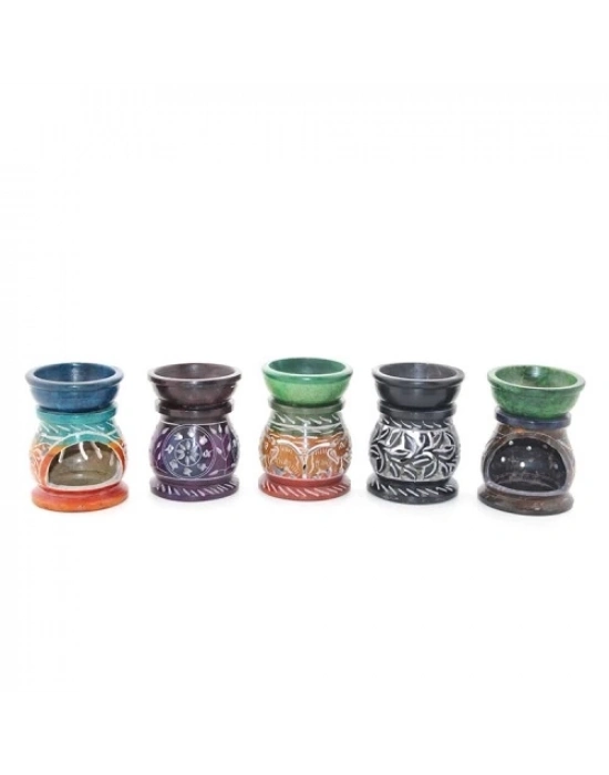 Obsidian Taşı Buhurdanlık Model 6