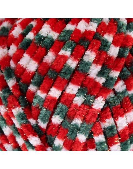 La Mia Mellow Christmas Altın Simli El Örgü İpi -