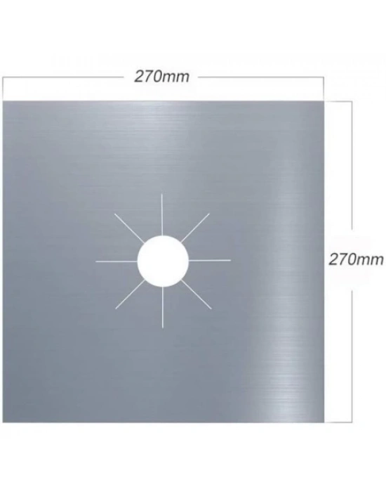 Ocak Koruyucu Alüminyum Ped Seti 4 Adet