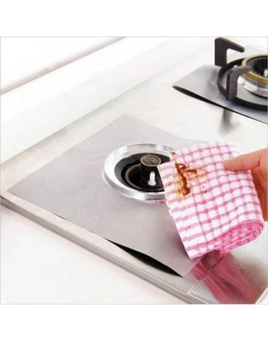 Ocak Koruyucu Alüminyum Ped Seti 4 Adet