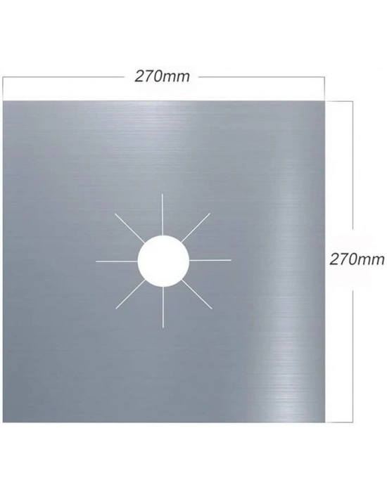 Ocak Koruyucu Alüminyum Ped Seti 5 Adet