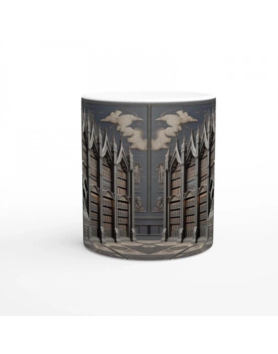 Oğlak Burcu Baskılı Kahve Kupası - Zodyak Kütüpanesi Vs1