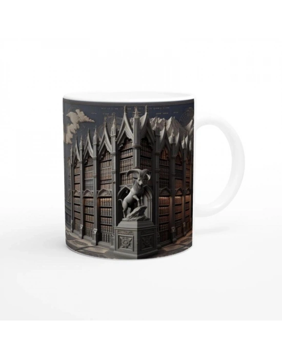 Oğlak Burcu Baskılı Kahve Kupası - Zodyak Kütüpanesi Vs1