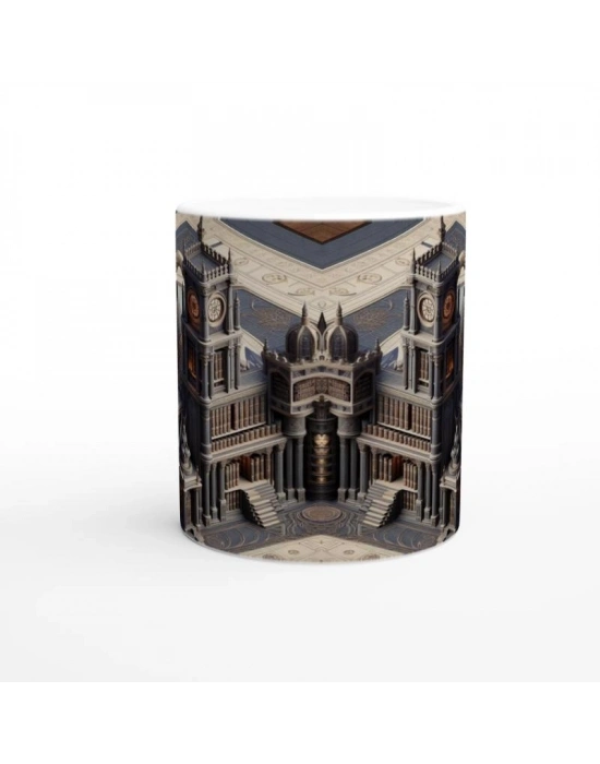 Oğlak Burcu Baskılı Kahve Kupası - Zodyak Kütüpanesi Vs4