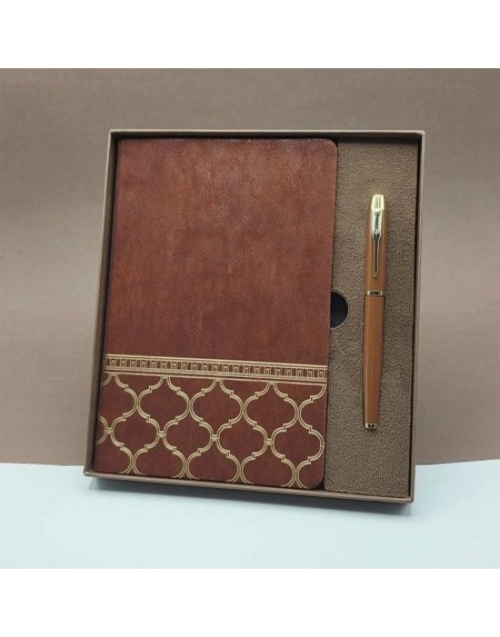 Öğretmenler Günü Hediyesi Kutulu Deri Defter Kalem Seti