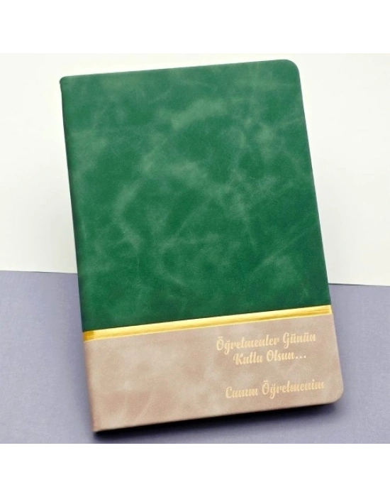 Öğretmenler Günü Hediyesi Yeşil Defter
