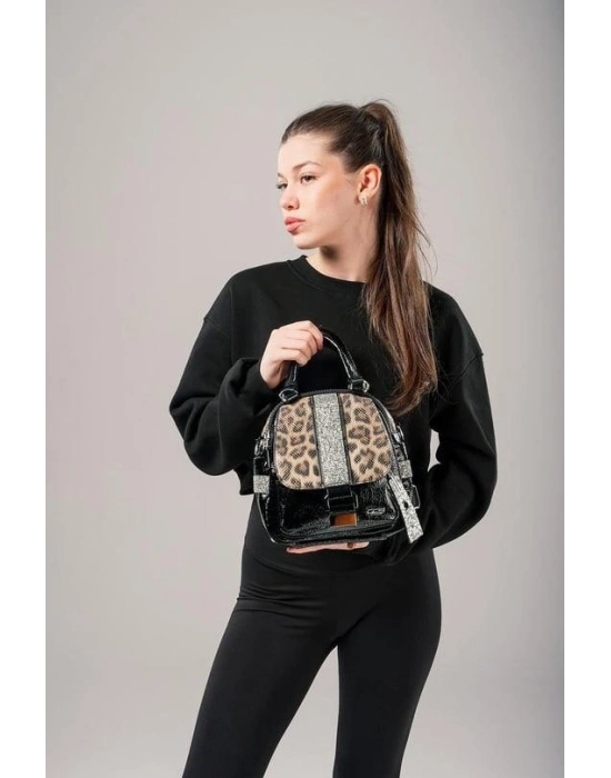 Ojwe Siyah Cilt Kol Ve Sırt Çantası