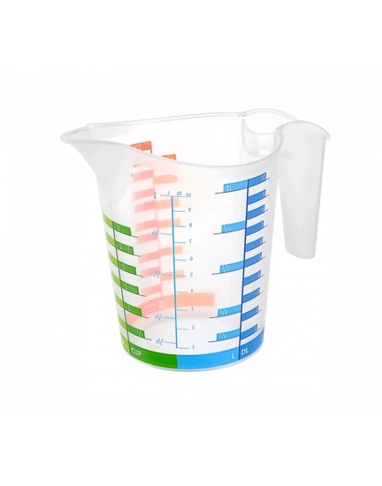 Ölçü Kabı Dereceli Renkli 1000 Ml + 300 Ml Set