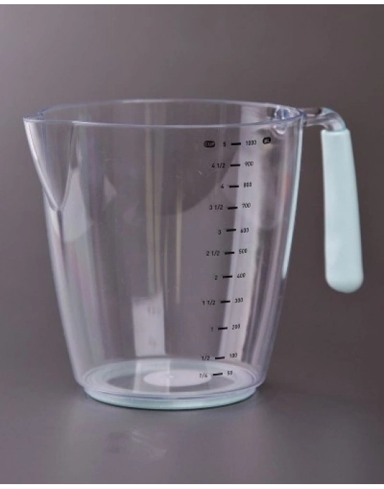 Ölçü Ve Hamur Kabı 1000 Ml - Silikon Sap