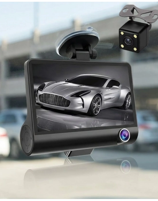 ® Ön Arka Kayıt Yapan Araç Kamerası 170 Derece Geniş Açılı