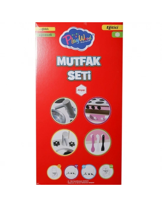 ONY-408 Ahşap Mutfak Seti -Onyıl Oyuncak
