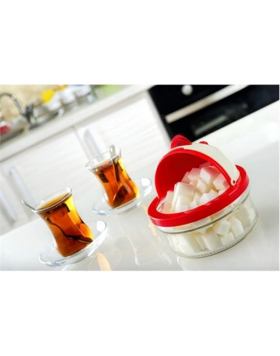 Ördek Figürlü Cam Şekerlik 420 Ml