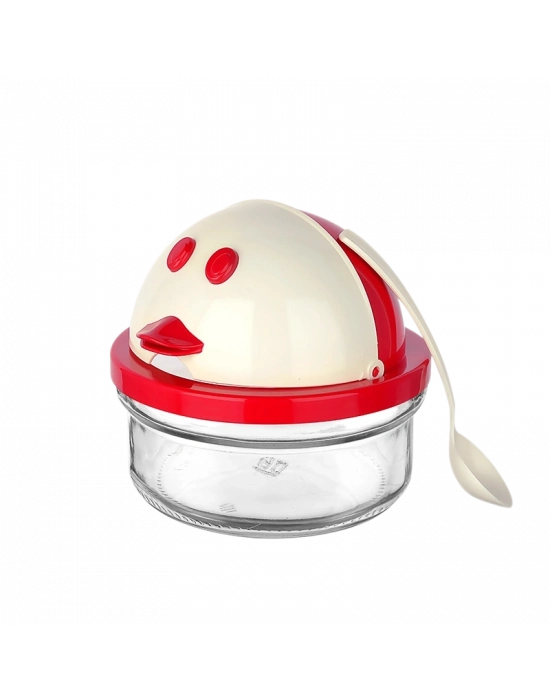 Ördek Figürlü Cam Şekerlik 420 Ml