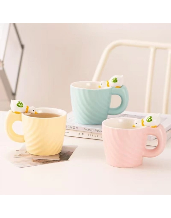 Ördek Motifli Kupa Bardak