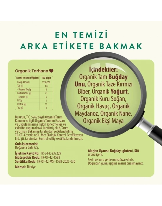 Organik Tarhana 400 Gr