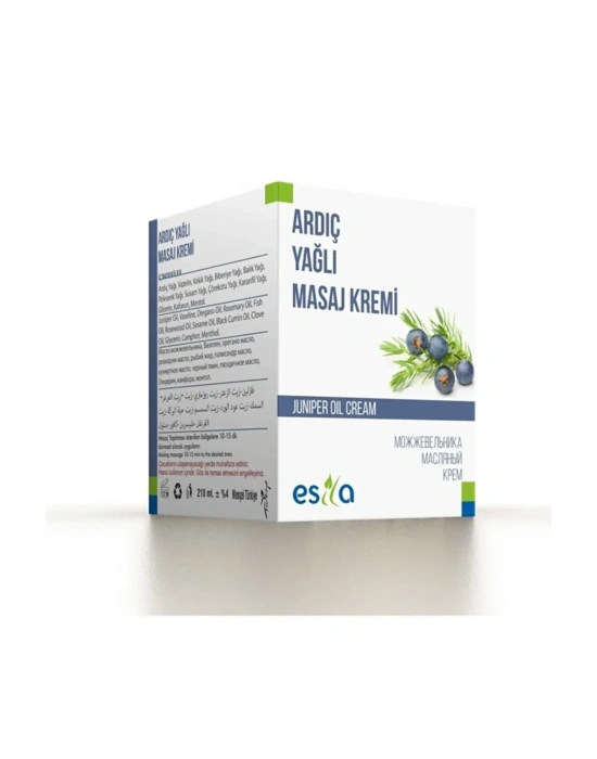 Organik Yağ Ardıç Yağlı Masaj Kremi 210 ml