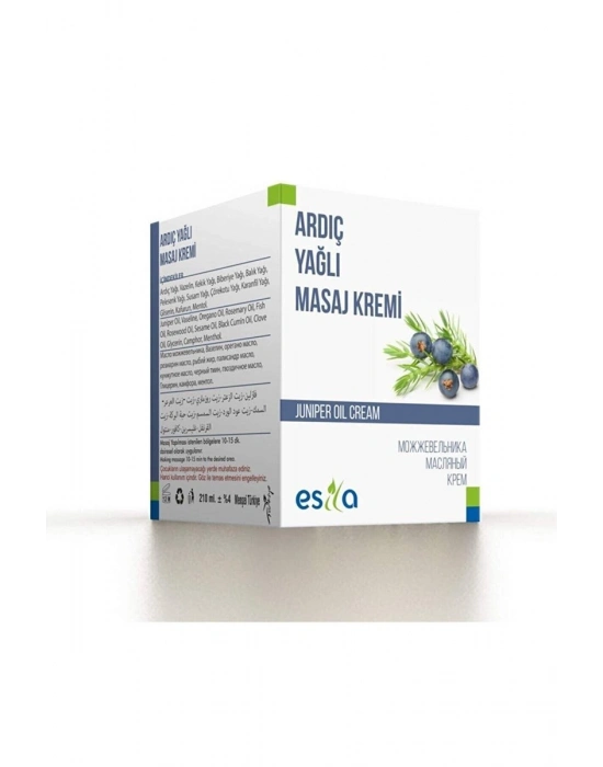 Organik Yağ Ardıç Yağlı Masaj Kremi 210 ml