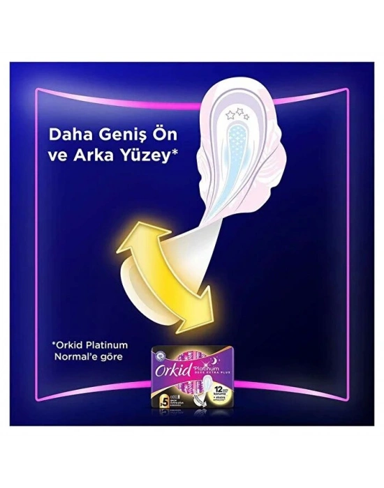Orkid Ultra Platinum Gece Ekstre Plus Ped 20Li