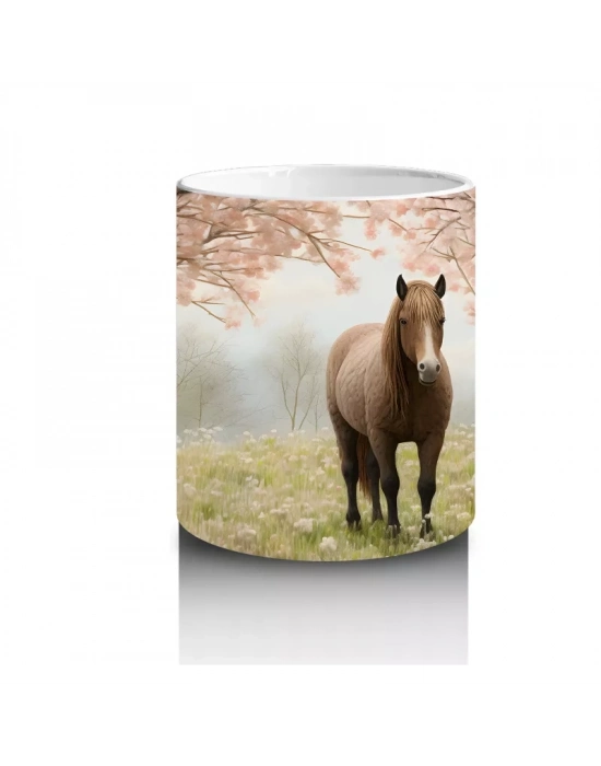 Ormanda Tek Başına At – Baskılı Kahve Kupası