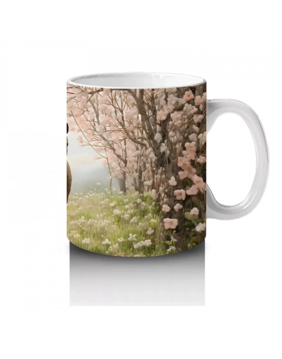 Ormanda Tek Başına At – Baskılı Kahve Kupası