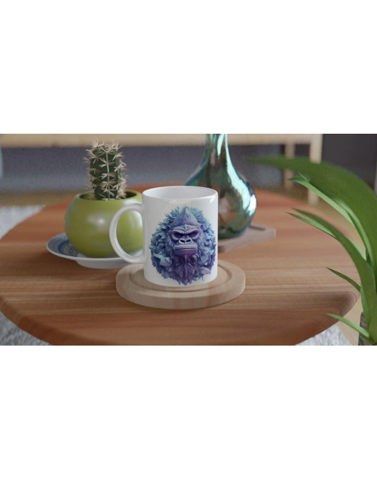 Ormanın Efendisi Goril Baskılı Kupa Bardak