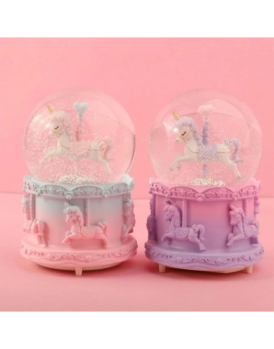 Orta Boy Unicorn Kar Küresi