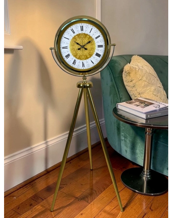 Osmanlı Motifli Tripod Ayaklı Saat