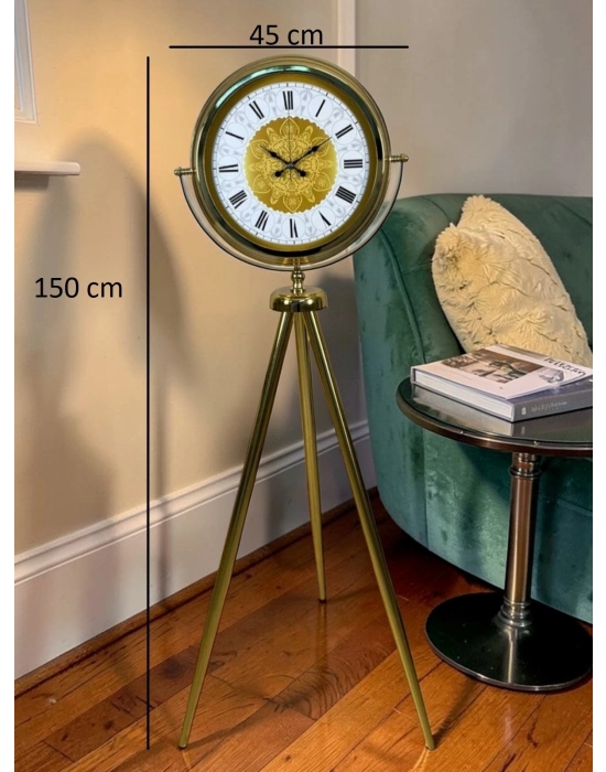 Osmanlı Motifli Tripod Ayaklı Saat