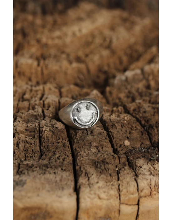 ® Otantik Emoji Tasarımlı Ayarlamalı Kadın Yüzük