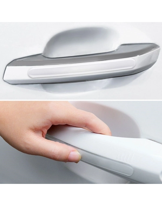 ®  Oto Darbe Koruyucu Şeffaf Kendiliğinden Yapışkanlı Bantlar 4 Adet