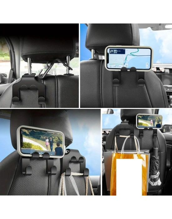 ®  Oto Koltuk Arkası Düzenleyici Organizer Askılıklı Telefon,Tablet Tutucu