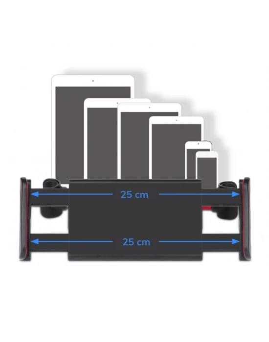 ®  Oto Koltuk Arkası Telefon Tablet Tutucu Ayarlanabilir 360 Derece Dönebilen Pratik Stand