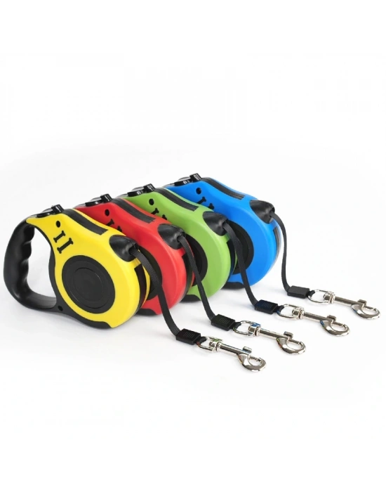 Otomatik  Makaralı Kedi Tasması / Köpek Tasması 3 Metre - 15 Kg