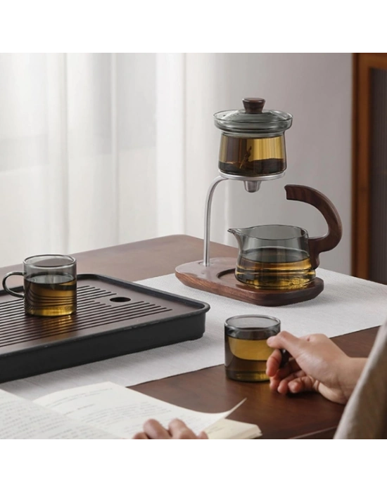 Otomatik Manyetik Borosilikat Demlik Seti